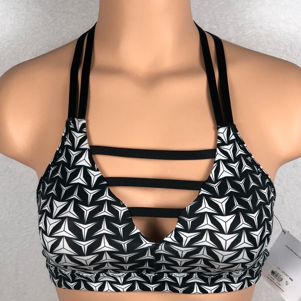 VSX Sport Racerback Bra Black and White size XS